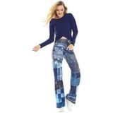 Winshape Langarmshirt Cropped Functional Light and Soft Overlap-Applikation