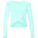 AET - Cropped Long Sleeve Top - Licht - Functioneel - Ronde Hals