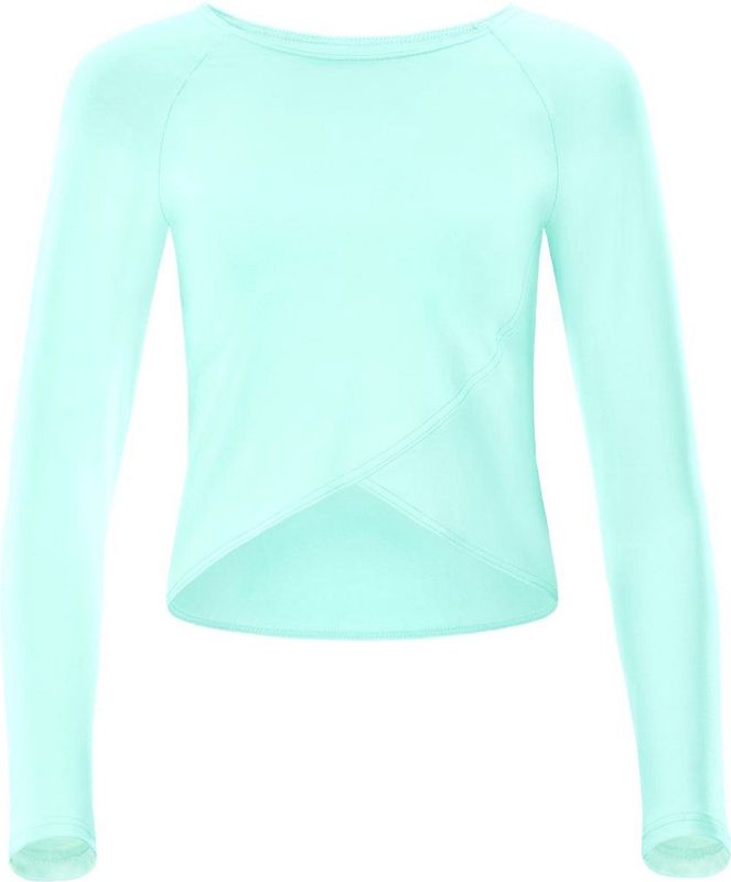 AET - Cropped Long Sleeve Top - Licht - Functioneel - Ronde Hals