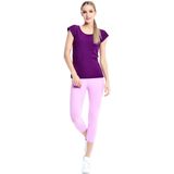 Sporttop - Dark Plum - Polyester/Elastaan