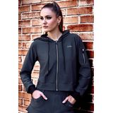 Winshape - J009C - Jas - Zwart/Zilver - Elastisch - Functioneel