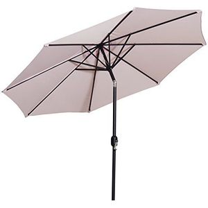 Gartenfreude parasol, diameter 270 cm, UV 50+, 270 x 270 x 245 cm, roze, 4900-1000-111