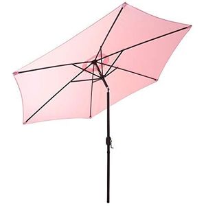 Gartenfreude parasol, marktscherm, UV+50, 200 cm, pastelroze