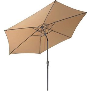 Gartenfreude parasol, marktscherm, UV+50, 200 cm, taupe