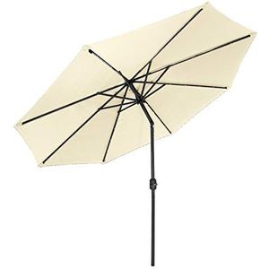 LED parasol 300 cm, crème