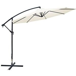 Gartenfreude zweefparasol, 300 cm, beige