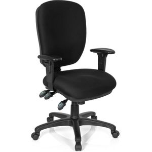 hjh office Zenit High BG - Bureaustoel - Extra hoog - Zwart