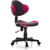 hjh office Kiddy GTI-2 - Bureaustoel - Kinder - Zwart / roze