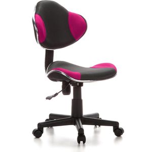 hjh office Kiddy GTI-2 - Bureaustoel - Kinder - Zwart / roze