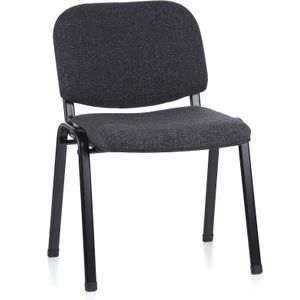 Vergaderstoel - Polyester - Grafiet - 4 Stuks Per Pakket - Ergonomisch