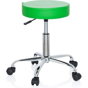 Werkkruk/Verhoogde Bureaustoel - Kunstleder - Groen - Operator II