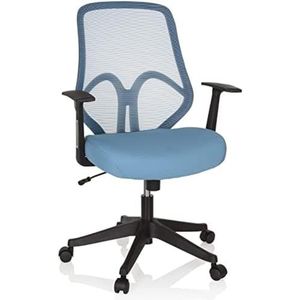 hjh OFFICE AMIKO 750002 bureaustoel draaistoel met netrug, lichtblauw