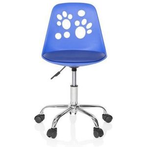 hjh OFFICE Fancy I 742005 kinderdraaistoel kunstleer blauw