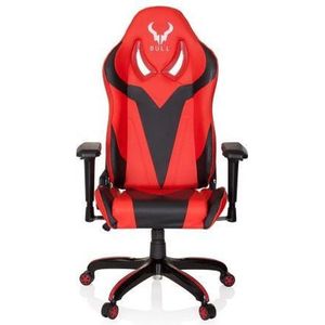 hjh OFFICE 729261 Racing managersstoel Promoter I kunstleer rood/zwart gaming PC stoel sportstoel met kantelfunctie
