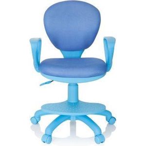 hjh OFFICE KID Colour - Kinder bureaustoel - Blauw - Stof