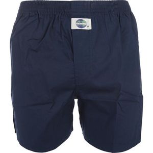 Deal boxershort  donkerblauw effen katoen