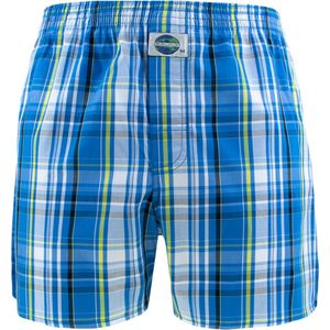 DEAL - Boxershort - Geruit - Blauw - Katoen