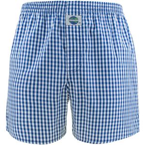 DEAL - Wijde Boxershort - Blauw - Katoen - Slijtvaste Katoenen Boxer