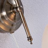 Lindby - Hanna - Wandlamp - Antiek Messing/Opal