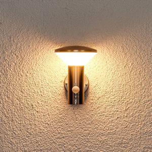 Lindby Bewegingsmelder wandlamp Tiga voor buiten, LED