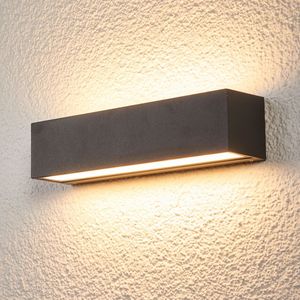 Lucande Tilde - langw.LED wandlamp voor buiten met IP65