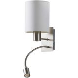 Lindby - Shajan - Wandlamp - Nikkel/Wit