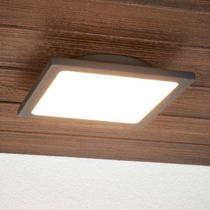 Lucande - Mabella Buiten Plafondlamp w/Sensor Dark Grey/White