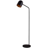 Lindby - vloerlamp - 1licht - metaal - H: 140 cm - E27 - zwart, goud