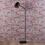 Lindby - Morik - Vloerlamp - Zwart/Goud - Leeslamp