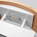 Lindby - Rafailia - Wandlamp - Donker Hout - Modern - LED