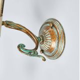 Lindby - Wandlamp - 2 lichts - metaal - H: 17 cm - E14 - kopergroen