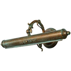 Lindby - Wandlamp - 2 lichts - metaal - H: 17 cm - E14 - kopergroen