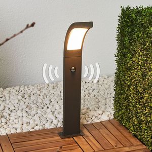Lucande Bewegingssensor-tuinpadverlichting Juvia met LED's