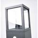 Lucande - Padverlichtin - Zuillampen - 1licht - Drukgegoten Aluminiu - Glas - H: 90 cm - E27