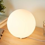 Lindby Tafellamp - 1licht - Glas - H: 24.5cm - E27 - Wit