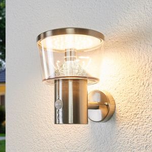 Wandbuitenlamp - Roestvrij Staal - LED met Bewegingssensor