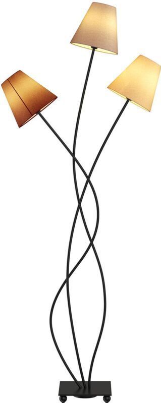 Vloerlamp - Zwart - Metaal