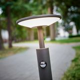 Lucande - LED buitenlamp - aluminium, kunststof - H: 60 cm - antraciet, opaal