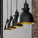 Lindby - Jasminka 4 Pendelleuchte Black/Gold