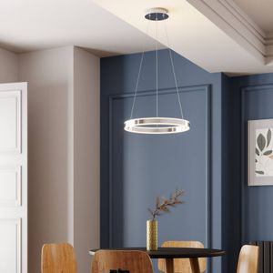 Lucande LED hanglamp Lyani in chroom, dimbaar, 50 cm