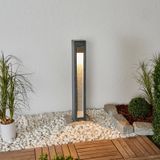 Arcchio LED tuinpadverlichting Adejan, basaltsteen, 70 cm
