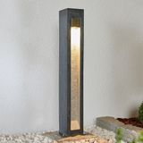 Arcchio LED tuinpadverlichting Adejan, basaltsteen, 70 cm