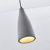 Lindby - hanglamp - 1licht - beton, metaal - H: 30 cm - E27 - beton grijs