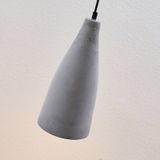 Lindby - hanglamp - 1licht - beton, metaal - H: 30 cm - E27 - beton grijs