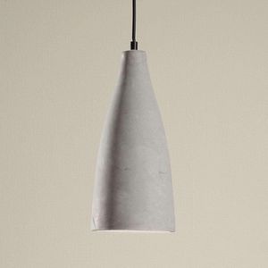 Lindby - hanglamp - 1licht - beton, metaal - H: 30 cm - E27 - beton grijs