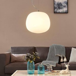 Lindby - Ginevra - Hanglamp - Wit - Glas - E27 Fitting