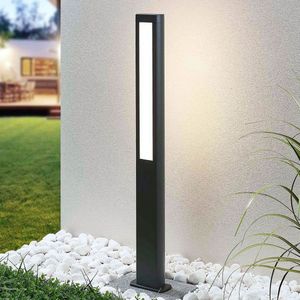 Lucande LED tuinpadverlichting Mhairi, hoekig, 100 cm