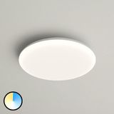 Arcchio LED plafondlamp Azra, wit, rond, IP54, Ø 25 cm