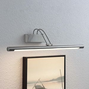 Lindby LED wandlamp 1licht Metaal, kunststof H: 11.5 satijn nikkel Inclusief lichtbron