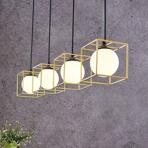 Lindby - Pendelleuchte 'Aloam' aus Glas für Wohnzimmer & Esszimmer von